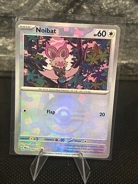 Pokemon‎ Noibat Pokeball 090/131 Holo from Prismatic Evolutions M/NM